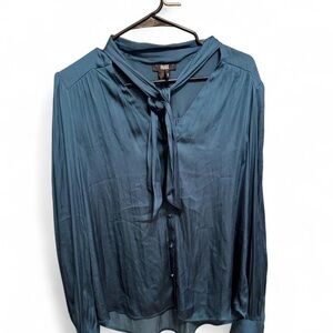 Paige Cleobelle Button Down in Emerald NWT